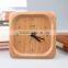 Oval Home decor Natural Wooden Wall Clock
