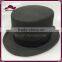 Hot selling black top wool felt hat with band