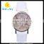 WJ-5474 classic vintage map personality high quality attractive girls leather watch