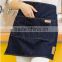 Fashion Navy Blue Denim Waist Apron with Three Convenient Pockets for Men and Women