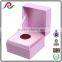 Custom cardboard gift paper box with ribbon for flower packing