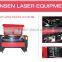 China stainless steel MDF Polywood metal laser cutting machine