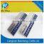aluminum alloy rectangle school badges for students and teacher staffs of golden color in top quality with safety pin on back