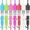 30cm MFi certified micro and 8 pin 2 in1 multi charge usb cable