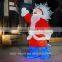 Christmas Decorations Lighted Led Acrylic Light Outdoor Sitting Santa