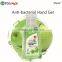 waterless hand cleaning gel with clip / hand sanitizer with christmas logo clip