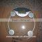 large capacity 150kg transparent glass platform body measurement scale