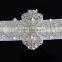 Crystal mesh rhinestone bridal sashes Diamonte Beaded Belt for wedding dress R8036