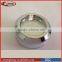 Aluminium chrome plated 60mm diameter recessed and flush shower door cup pull