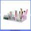 Cheap price custom Trade Assurance acrylic makeup organizer brush holder
