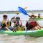 No inflatale 3 people sea kayak fishing (2 adult +1 child),plastic kayak.sea kayak,3 person kayak