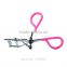 Delicate Lady Women Eyelash Curler Lash Curler Nature Curl Style Cute Curl Eyelash Curlers-Silver Pink Color Beauty Tools