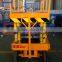 Hydraulic manual mobile scissor lift platform for sale