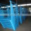 Double level foldable stack rack for tires