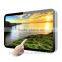 Aluminum bezel 46inch IR Touchscreen interactive digital signage for the airports