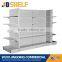 cheap double side iron supermarket shelving price