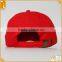 Custom unisex red 6 panel embroidered plain distressed baseball cap