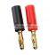 Speaker Cable Amp 4MM Gold Plated Audio Screw Banana Plug Connector