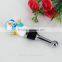 Christmas Snowman Handcraft Murano Glass Wine Stoppers for Christmas Decoration