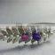 Baroque vintage old golden Metal leaves hair combs women leather flower pearl hair bands Fashion hair FHHB0005