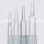 Indian standard, YBB and GMP and ISO standard USP type1 OPC with blue point type B 20ml clear glass ampoule