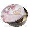 gold supplier food grade metal round cookie tins box