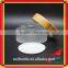 100g frosted cream glass jar with bamboo lid