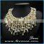 New luxury wholesale fashion statements exaggerate beaded pearl necklace jewelry for india