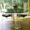 high quality white acrylic dining table
