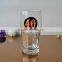 Beer glass with emboss logo and printing