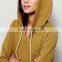 Wholesale factory autumn casual a line long pullover woman hoodies