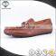 100% tan leather fashion men casual shoes high quality low price