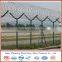 4 Mm Security Anti Climb Fence / Galvanized Airport Fencing