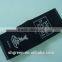 classtic brand name taffeta woven label with end fold