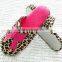 OEM Lady Pop Bowknot Winter Warm TPR Indoor Slipper