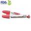 Full size Silicone tongs in green color,food serving tong