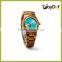 elegance fashion watches bamboo wood watch red 100% Natural and original watch box