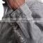 Top quality grey stone wash denim wash jacket jean for mans pakistan xxx jacket jeans (LOTJ319)