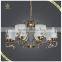 New Arrival Hanging Decorative Antique Glass Chandelier, Bronze Light FIxture Pendant Light