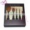 Hot !OEM Oval Head Cosmetic Brush Set custom branding beauty and makeup