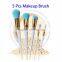 Alibaba best selling products Unicorn make up brush set with pearl bag