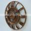 15 Inch Wall Decorative Plastic Copper Effect Clock