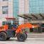2000kg construction machinery tractor with front end loader and backhoe