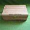small fancy pine wooden empty gift box for Essential oil