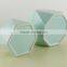 Factory Wholesale Custom Design Prismatic Holder Ceramic Candle Jar