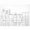 12pcs EasyLifeCare Travel Smart Travel Bottle Set