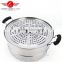 2016 best quality hot sale india stainless steel steam pot/stainless steel cooking pot