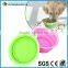 cheap silicone pet dog water bowl