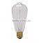 vintage E26/E27/B22 incandescent ST58 edison light bulb