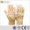 sunnyhope colored pattern good quality nitrile coated knit gloves